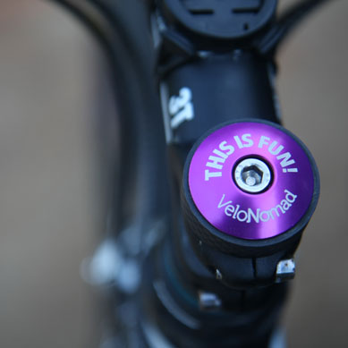 Purple steerer cap Purple steerer cap